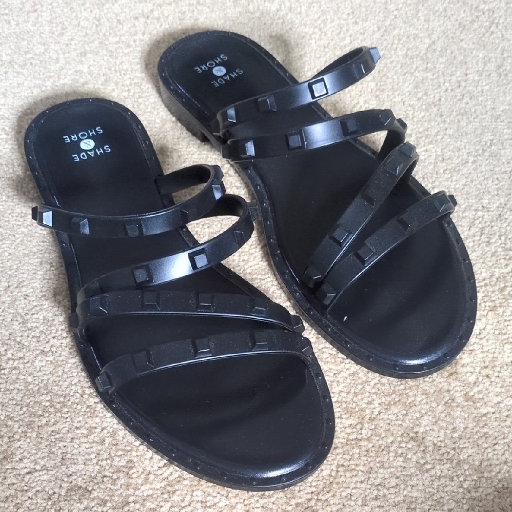 Black Strappy Sandals